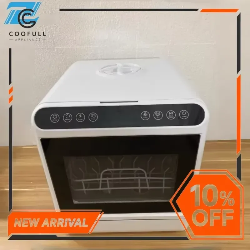 Compact Countertop Dishwasher 4 Place Settings Portable Mini Dish Washing Machine for Apartment Kitchen Rental Home Use Easy