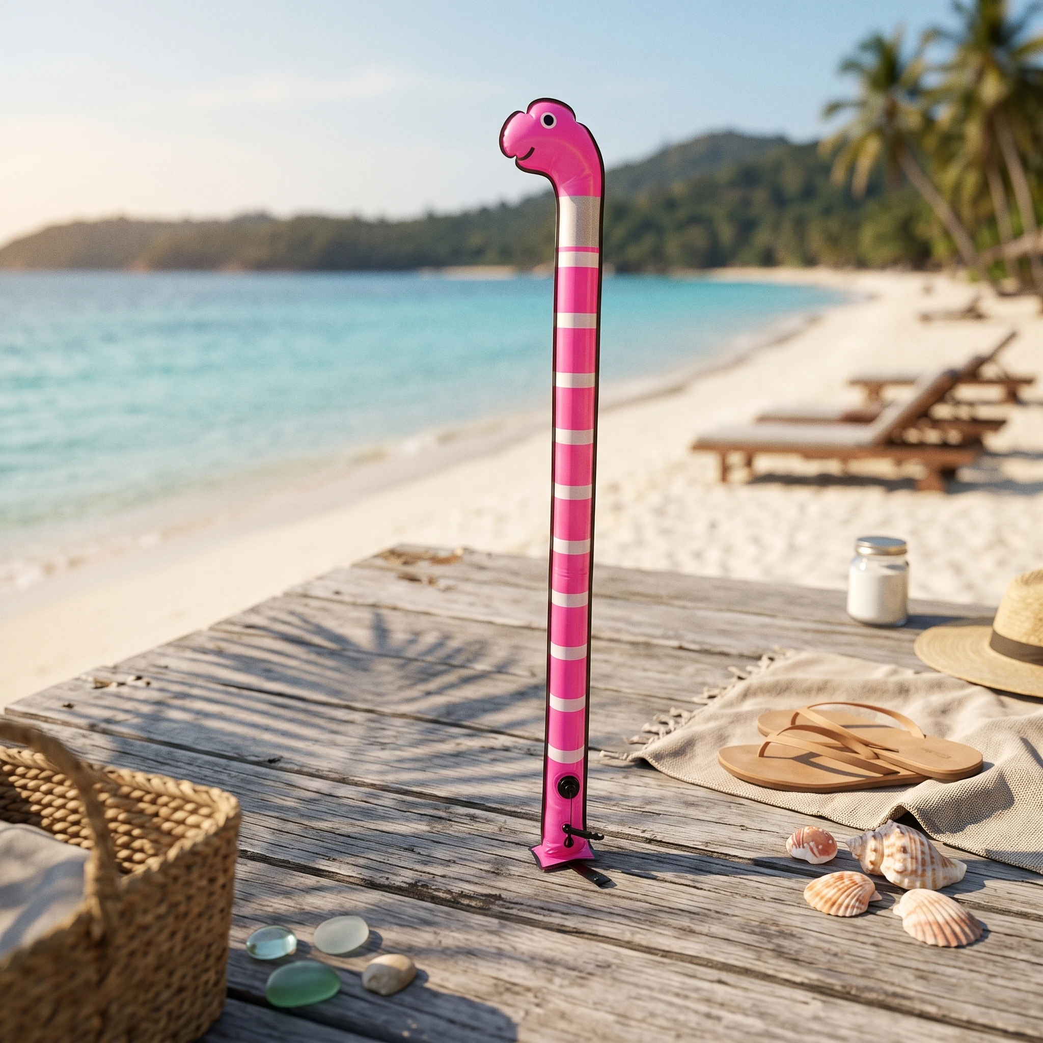 Dive Buoy with Strap High Visibility Inflatable Dive Marker Indicator Tube Compact Diving Equipment Space-Saving