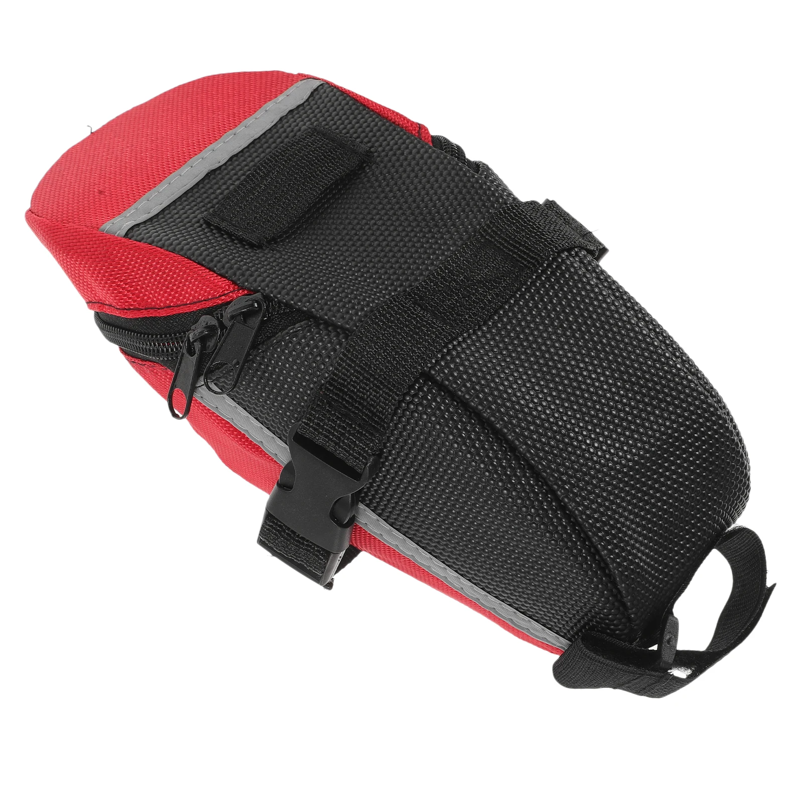 

1pcs Saddle Large Capacity Nylon Bike Seat Storage Pouch For Cycling Riding Rear Zipper Multi-Function Organizer For Road