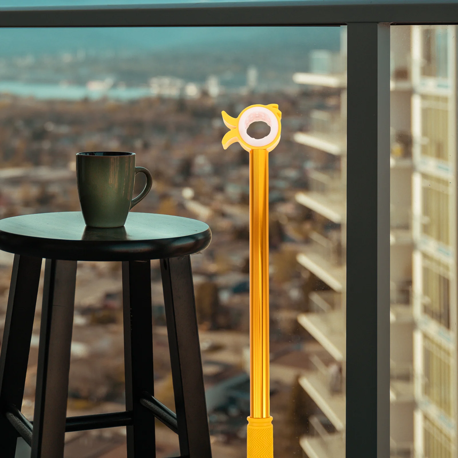 Asta di apertura per tende, asta per apertura finestra, design con gancio per camera da letto, soggiorno, cucina, soffitto, finestra, asta per tirare