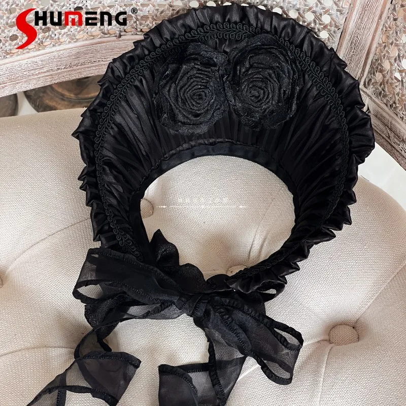 

Original Handmade French Elegant Court BNT Halloween Cos Gothic Sweet Lolita Women's BNT Princess Tea Party Y2k Accessories