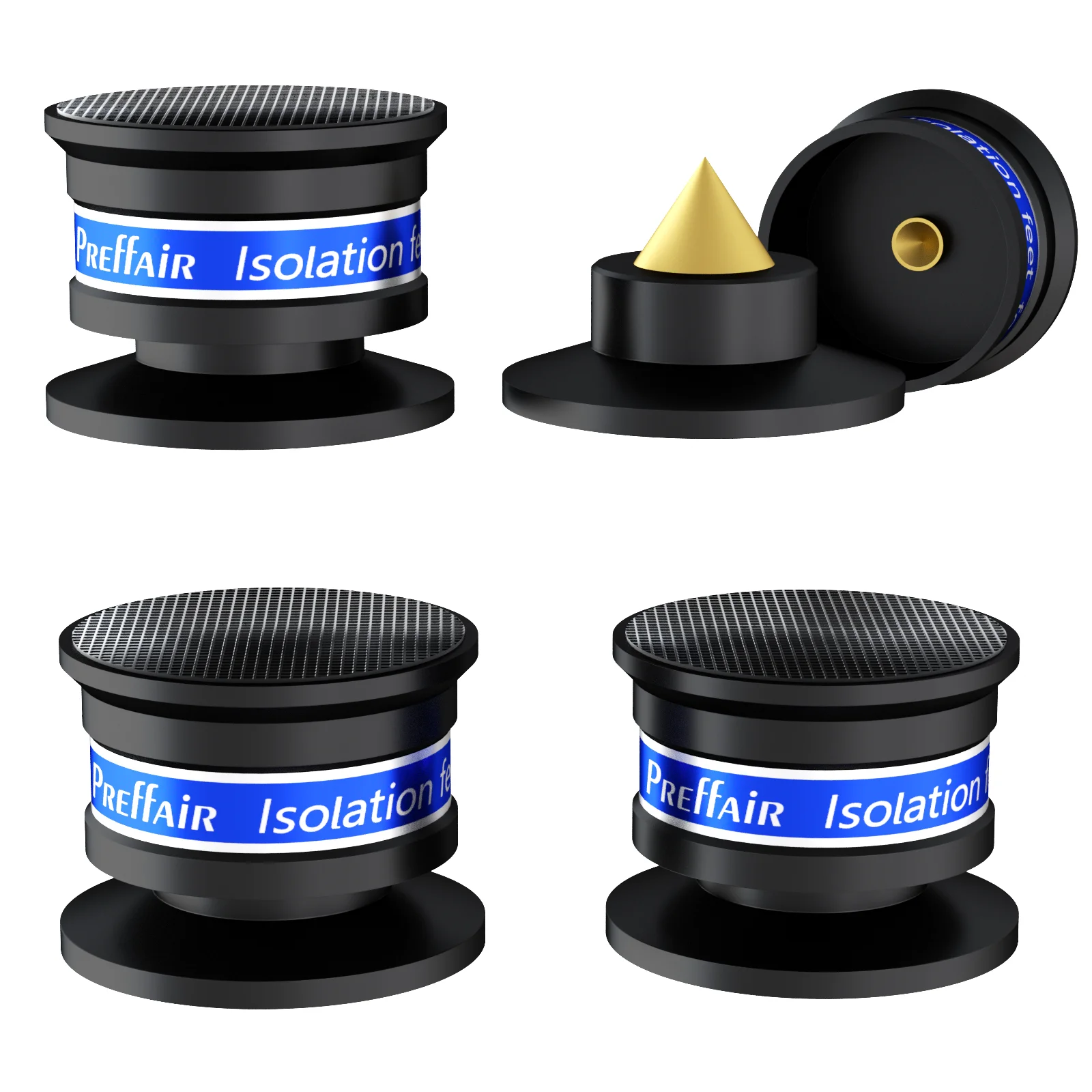 

Регулируемые алюминиевые изоляционные шипы для динамиков, сабвуфер, амортизатор, проигрыватель пластинок, защитный коврик для пола, антивибрационная накладка