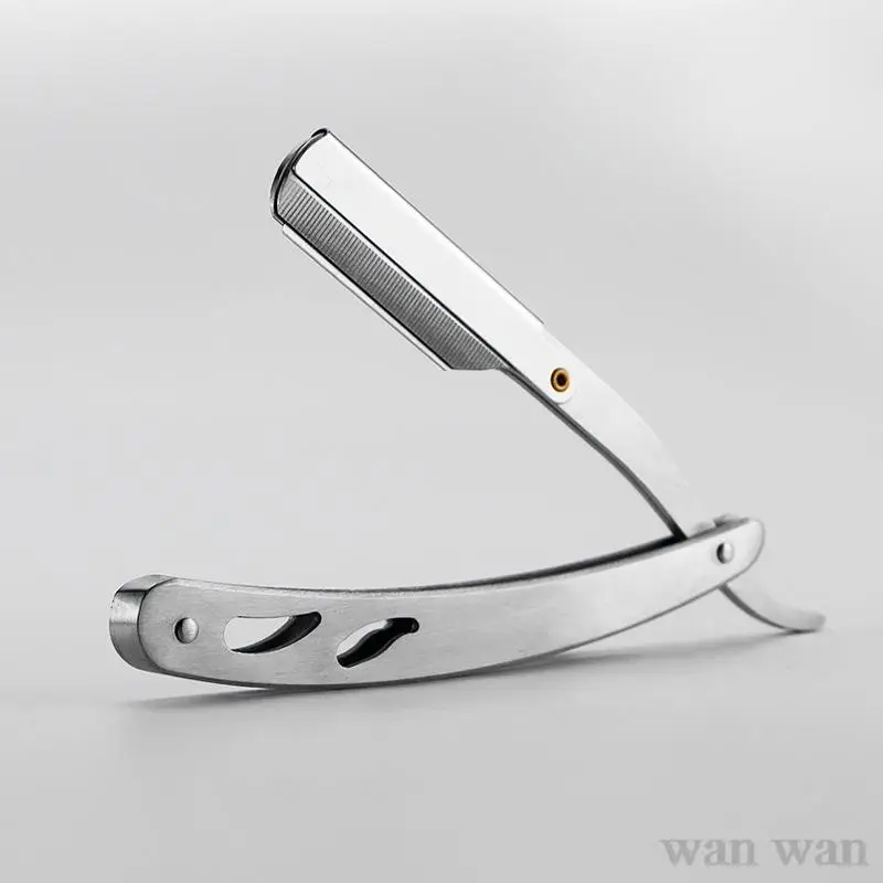 Golden Stainless Steel Folding Razor for Men