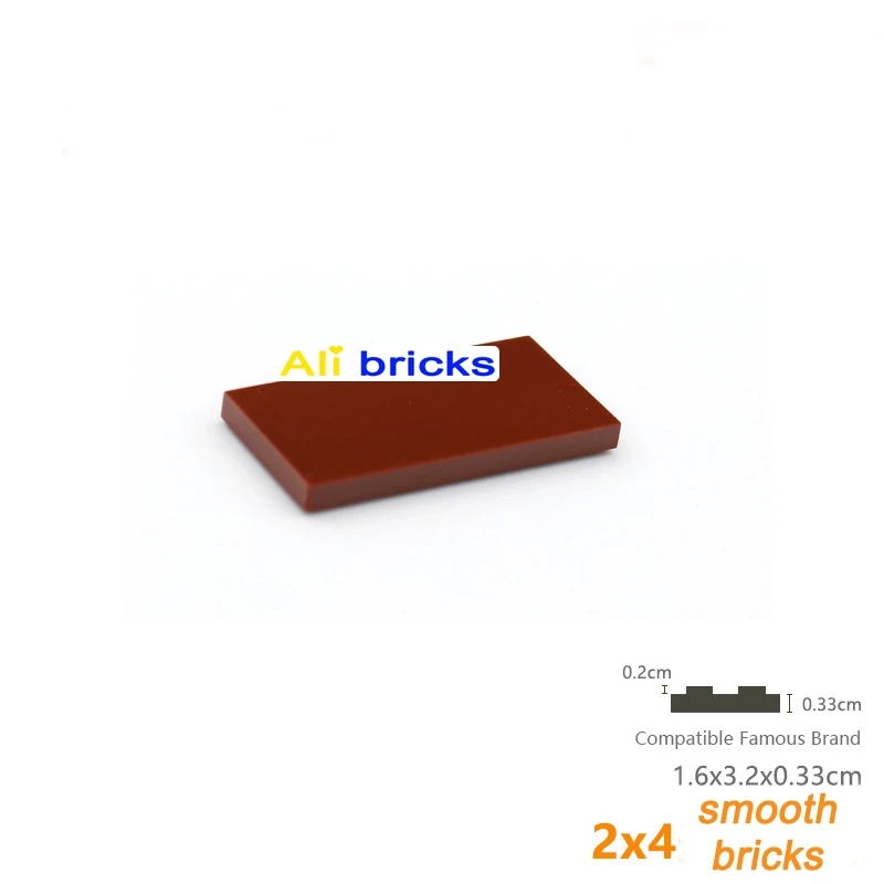 160pcs Bulk Building Blocks Figures Bricks Smooth 2x4 Educational Creative Size Compatible With 87079 Plastic Toy for Children