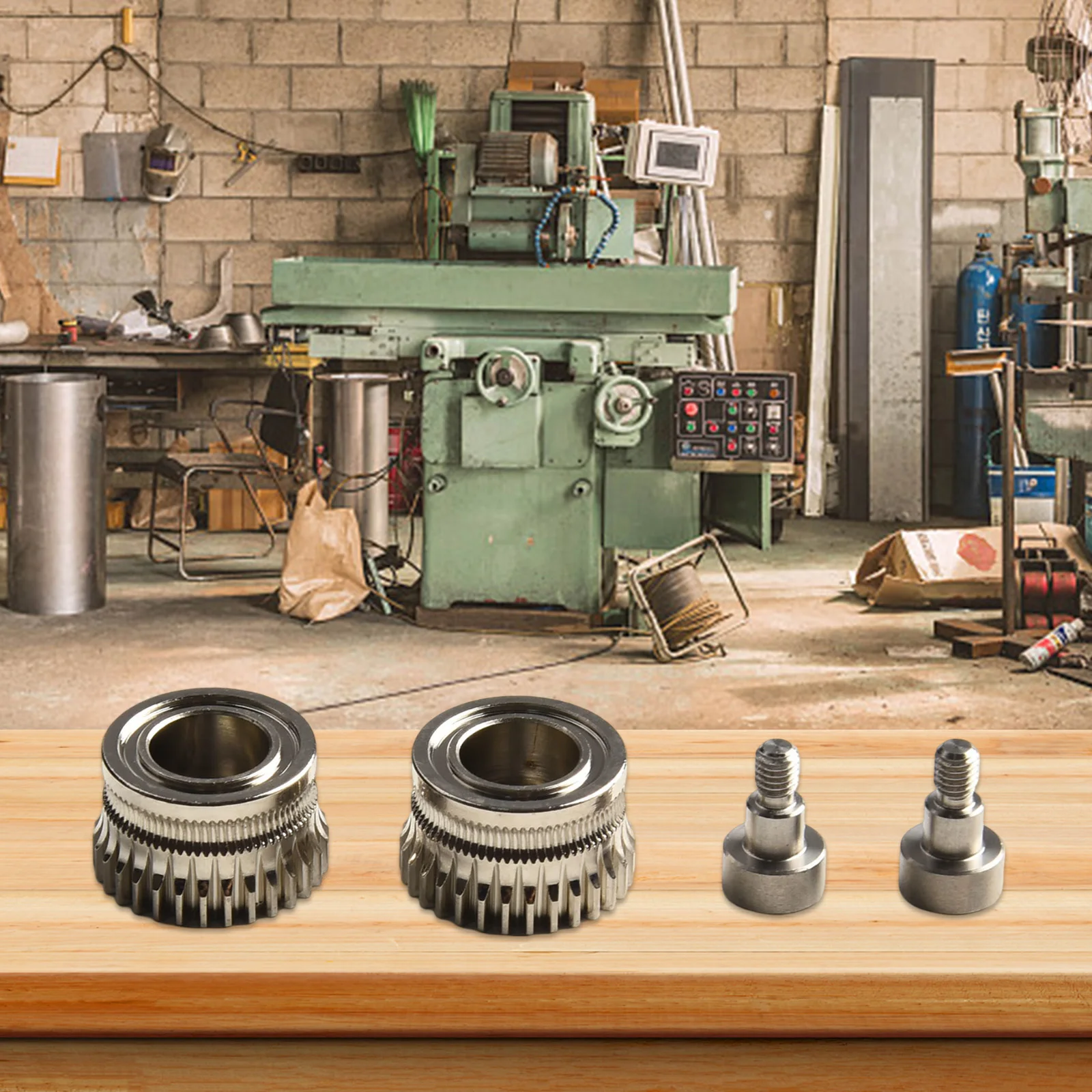 Smooth Operation Guaranteed With This Nicked Plate Filament Drive Gear Set Designed To Fit A Range Of Popular Printer Brands