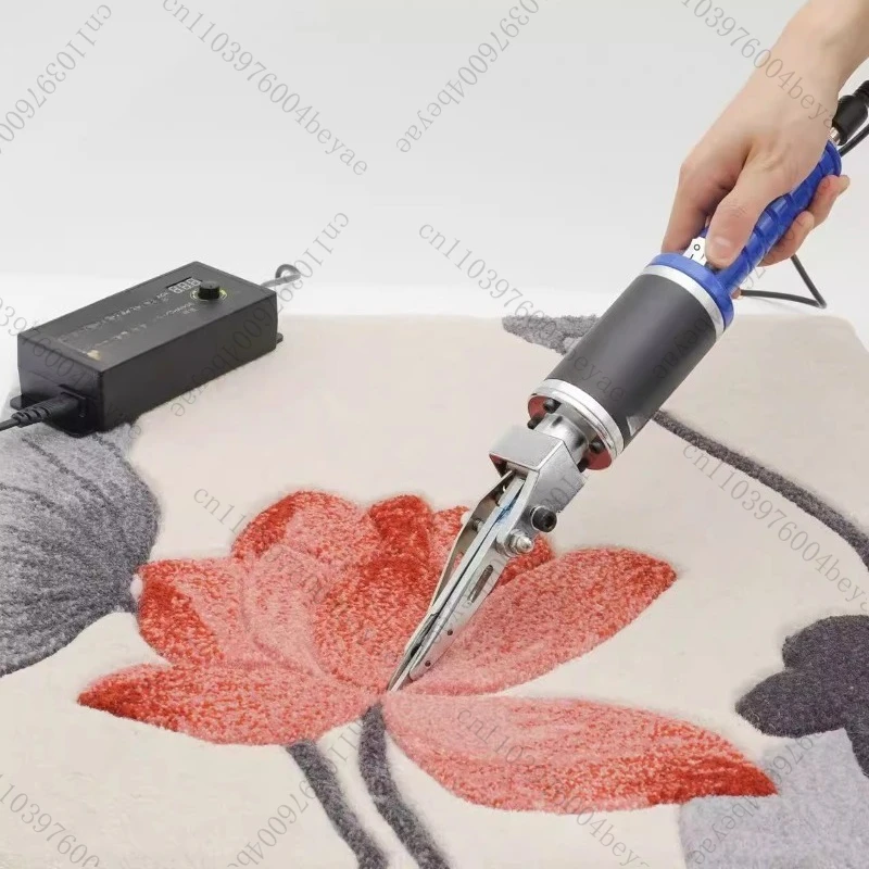 السجاد الكهربائي نحت مقص السجاد كارفر النقش التشذيب مقص قابل للتعديل سرعة البساط السجاد مقص لأداة التلمم