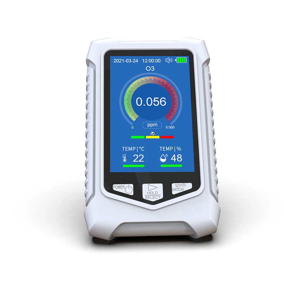 Imagem -02 - Ozono Detector de Qualidade Temperatura Sensor de Umidade Tester Tela Lcd Medidor de Valor Preciso Mais Recente Dm126-o3
