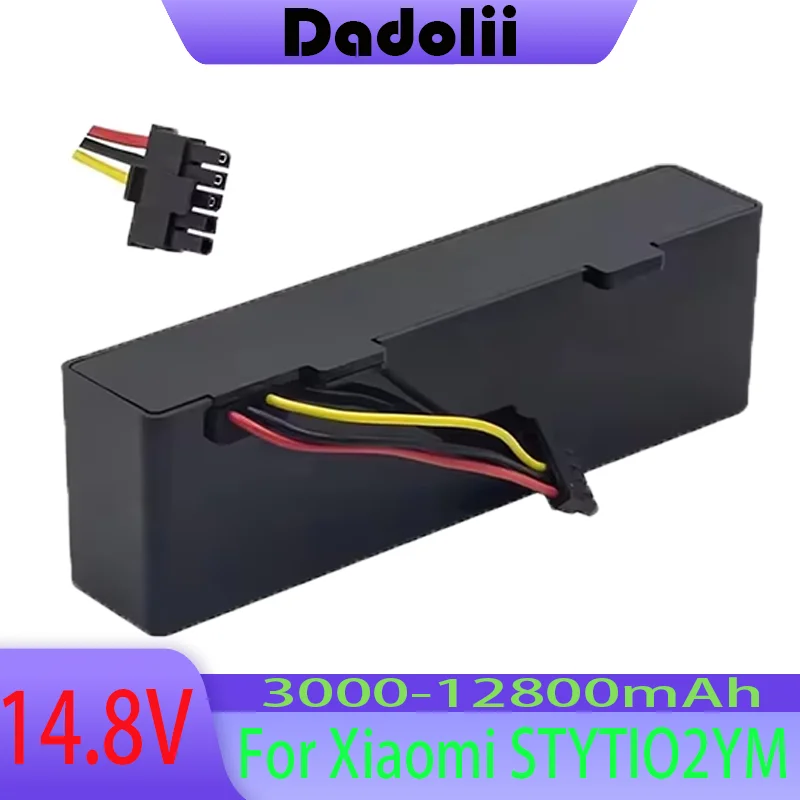 

Xiaomi Mijia STYTJ02YM 14.8V 12.8Ah 4S1P Li-ion Battery|18650 Cells for Robot Vacuum-Mop P|2X Runtime&CE Certified|IP67 Waterpro