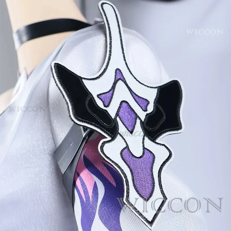 Acheron Cosplay Game Honkai Star Rail  Cosplay Costume Dress Wig Shoes Full Set Women Role Play Carnival Party Clothes Acheron