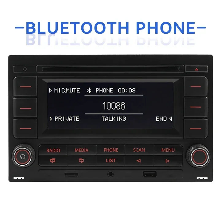 2026 مشغل أقراص مضغوطة للسيارات USB AUX USB MP3 بلوتوث AM FM راديو السيارة لشركة فولكس فاجن جولف جيتا MK4 باسات B5 بولو #4