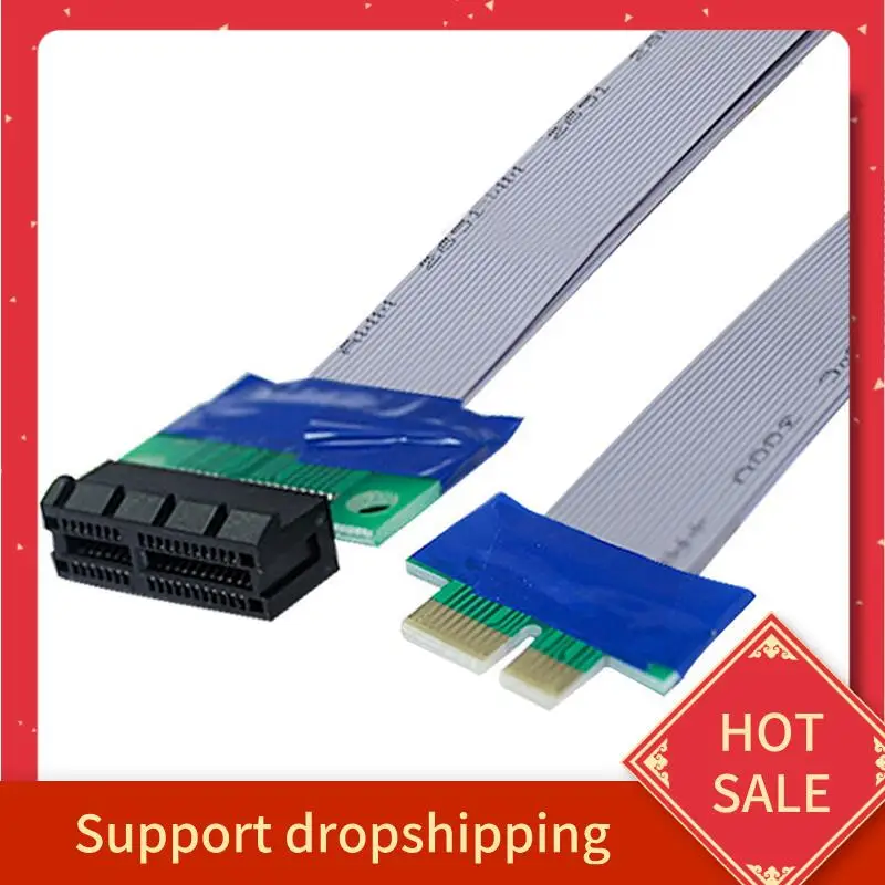 

B44C 20X PCI Express Riser Card Extension Cable PCIE 1X To 1X Slot Riser Card Converter Extender Cable Adapter