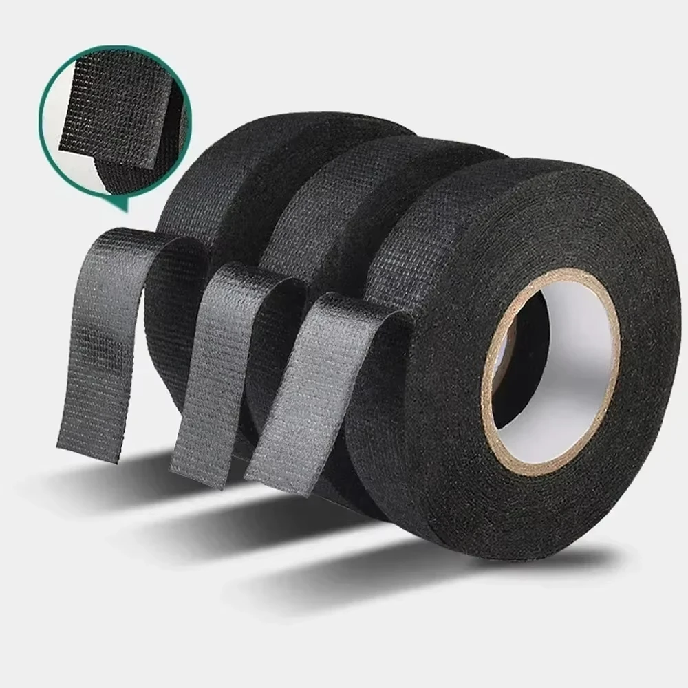 9/15/25/32/50MM Electrical Insulating Tape Heat Resistant Harness Tape Car Cable Harness Wiring Loom Protection Waterproof Tape