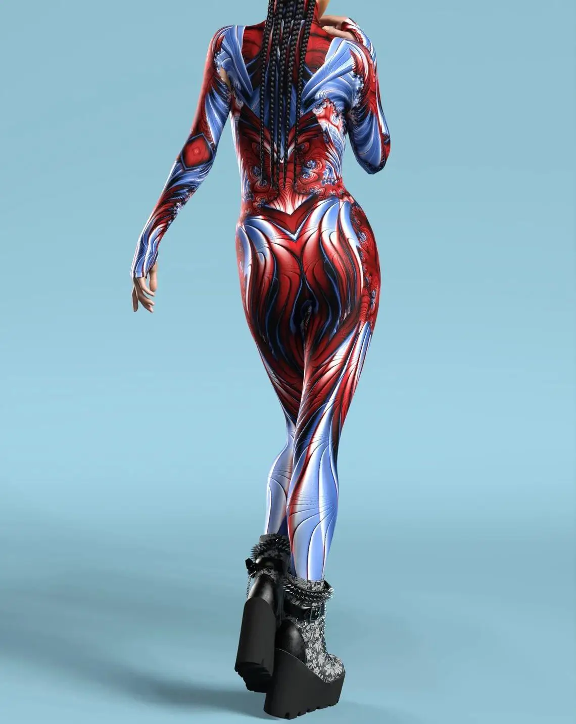 Sexy Leopardenmuster-Overall für Damen, Party-Kostüm, enganliegender Jumpsuit, Onesie-Kostüm, elastischer Bodysuit für Feiertage und Spiele. – Detail 26