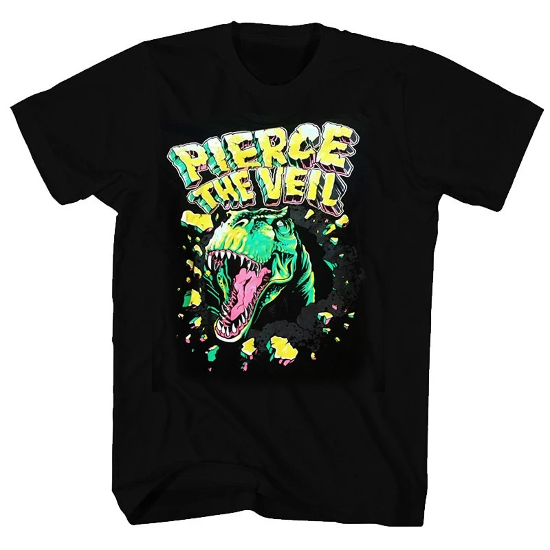 Pierce The Veil - Post Hardcore Short Sleeve Band T-Shirt - 100% Cotton, Loose Fit