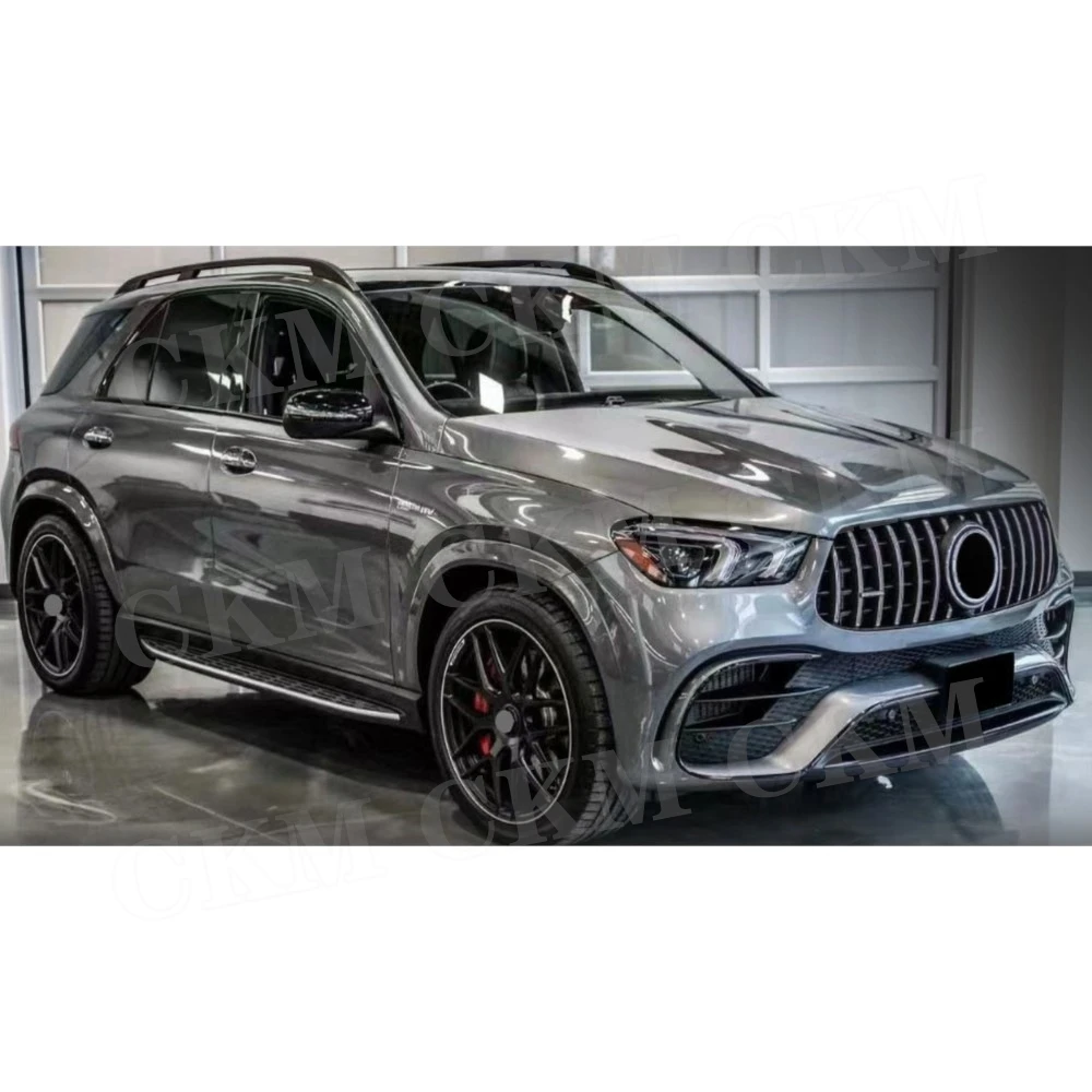 

Расширители автомобильных крыльев из углеродного волокна, широкие накладки на кузовные колеса, FRP, аксессуары для боковых колес для Benz GLE W167 GLE SUV Standard 2020+