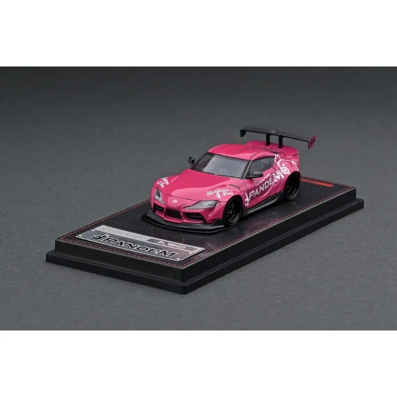 IG 1:64 alloy PANDEM Supra A90 realistic car model for adult collection, display item, boys' gift, car toy
