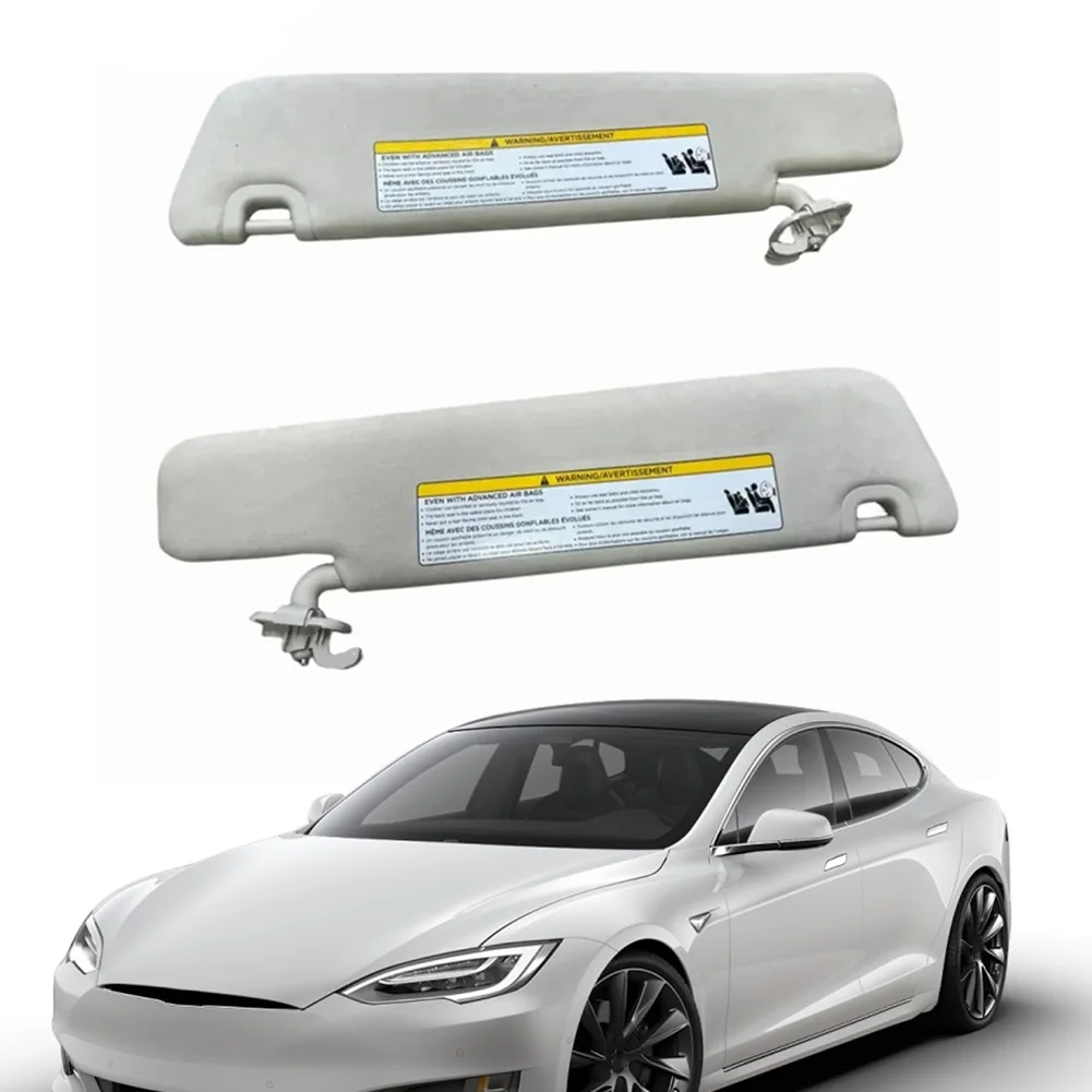 

Sunshade with Mirror Sun Visor Shade for Tesla Model S Y 2012-2020 OEM Sun Visor Replacement for Improved Visual Safety