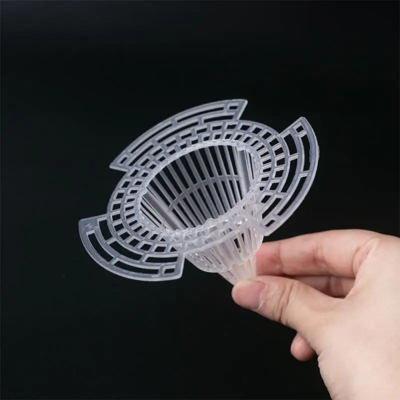 1~10PCS Leakproof Flower Pot Hole Mesh Cup Conical Bonsai Pot Bottom Coniform Grid Mat Bottom Net Prevent Soil Loss Breathable