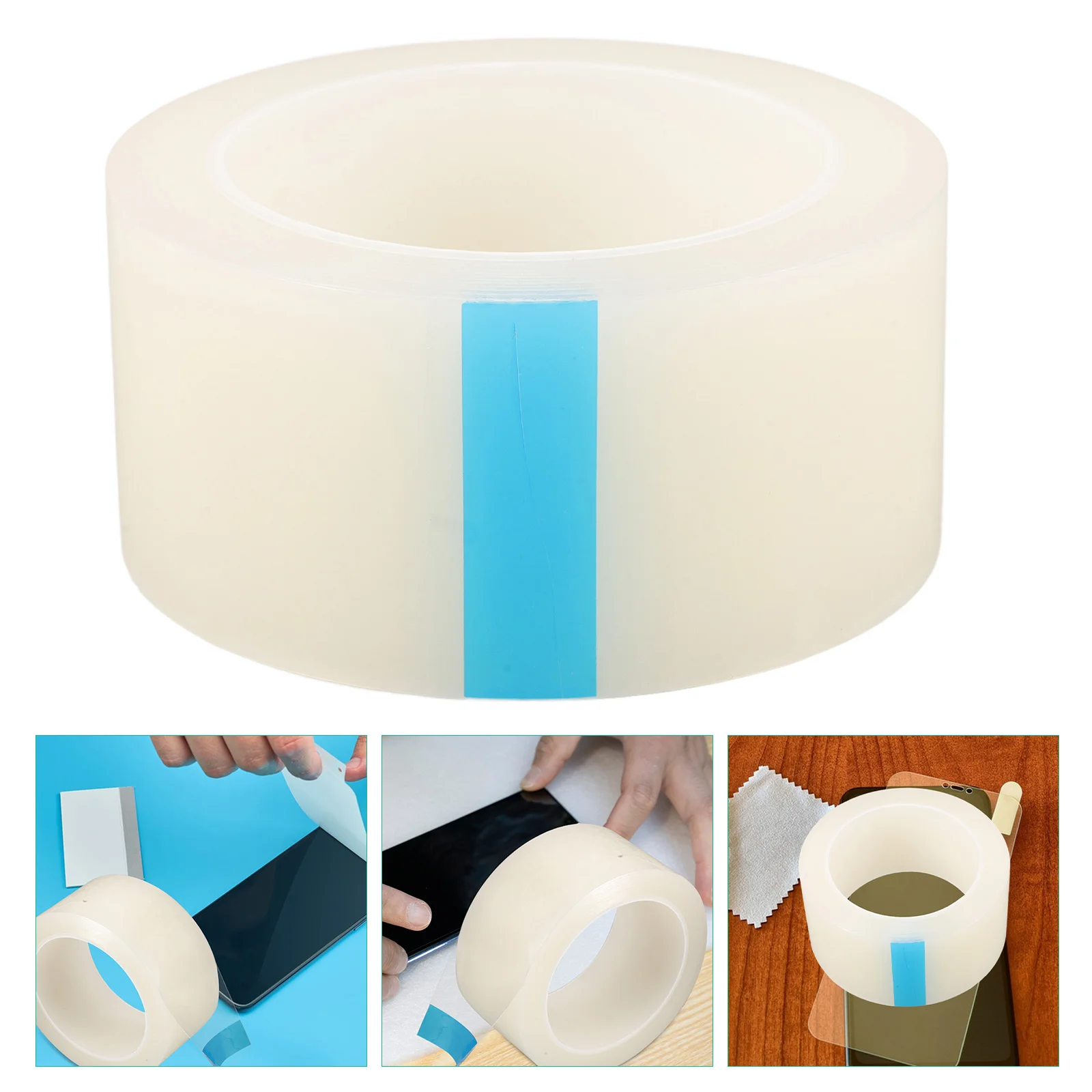 Dust Removal Tape Dedust for Mobile Phone Cleaning Digital Tempered Glass Screen Adhesive Repair Case Tapes Abosorber