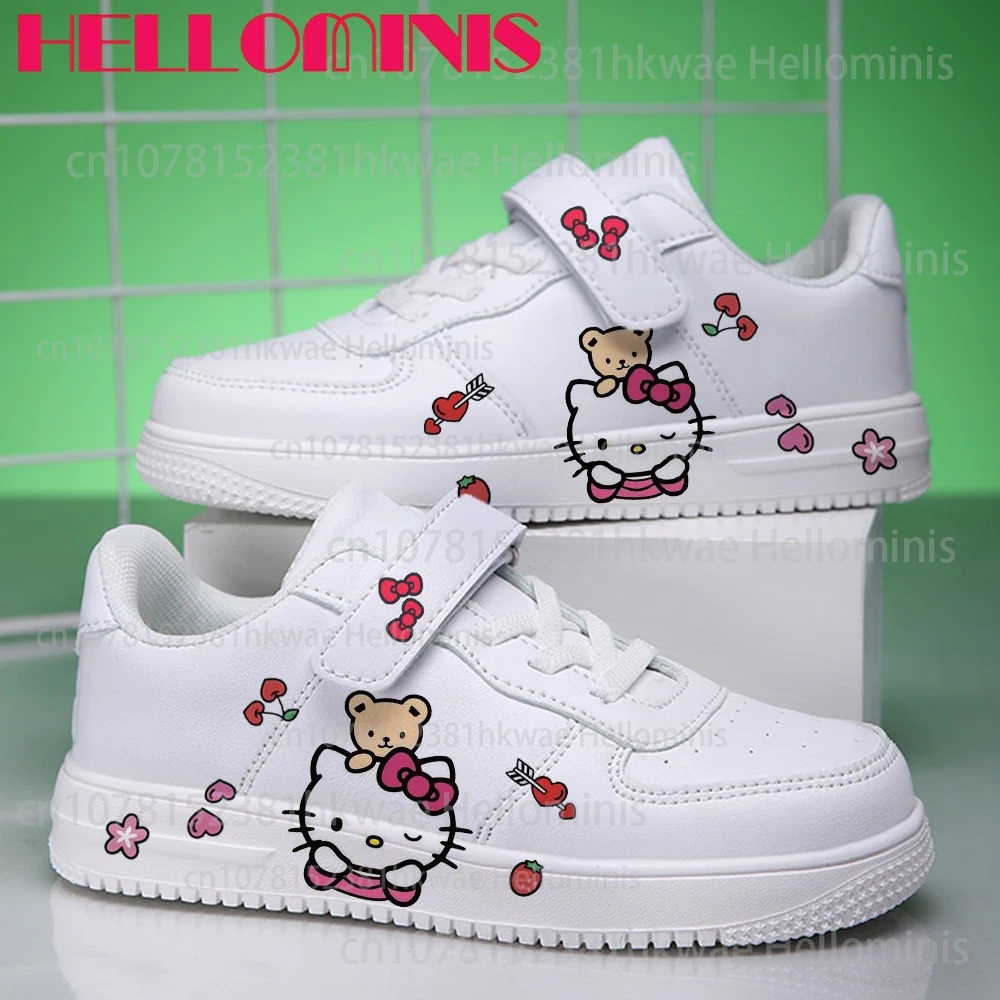 Hello kitty girls Shoes sneakers for children Student Casual basketball woman shoes Kid Sneakers Running Fashion Sports Shoes