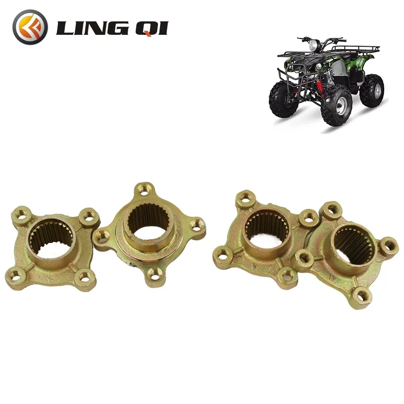 Motorcycle Parts Bracket Hub Go Kart Buggy Rear Axle Brake Seat Quad Bike ATV Four-wheeler 23T Dirt Bikes Off-Road Vehicle