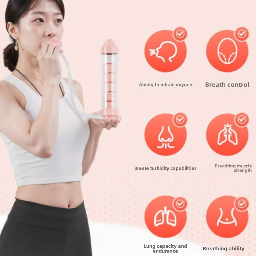 Diaphragm Breathing Dumbbells Adjustable Resistance Abdominal Breathing Core Strength Trainer Lung Capacity Expander