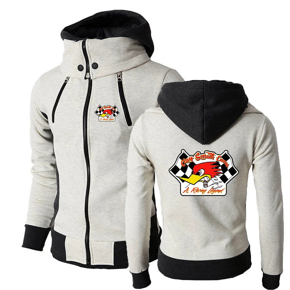Fashion Men's Zip-up Hoodies Clay Smith Cams Mr Horsepower Logo Print 2026 High Quality Hooded Coat Spring Autumn Daily Jacket view 2