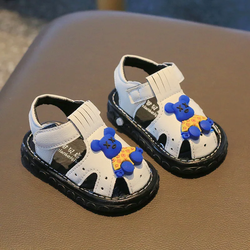 Zapatos Bebe-Chaussures de marche coordonnantes pour bébés, sandales de plage pour garçons et filles, chaussures pour nouveau-nés, chaussures pour tout-petits, été, nouveau, 2024