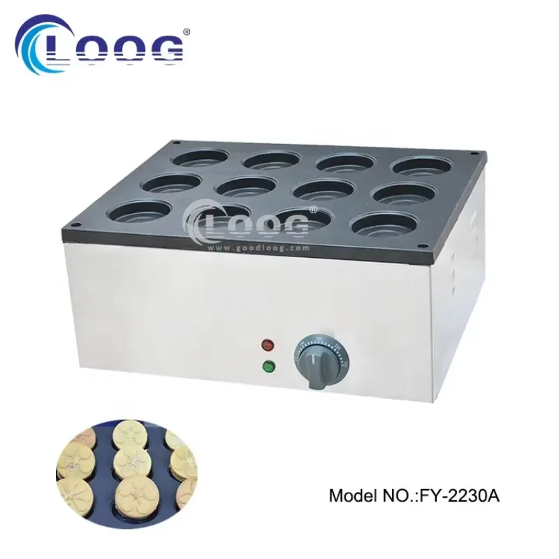 Food utensils Popular 12 Holes Electric Commercial Red Bean  Cake Grill / Imagawayaki Maker