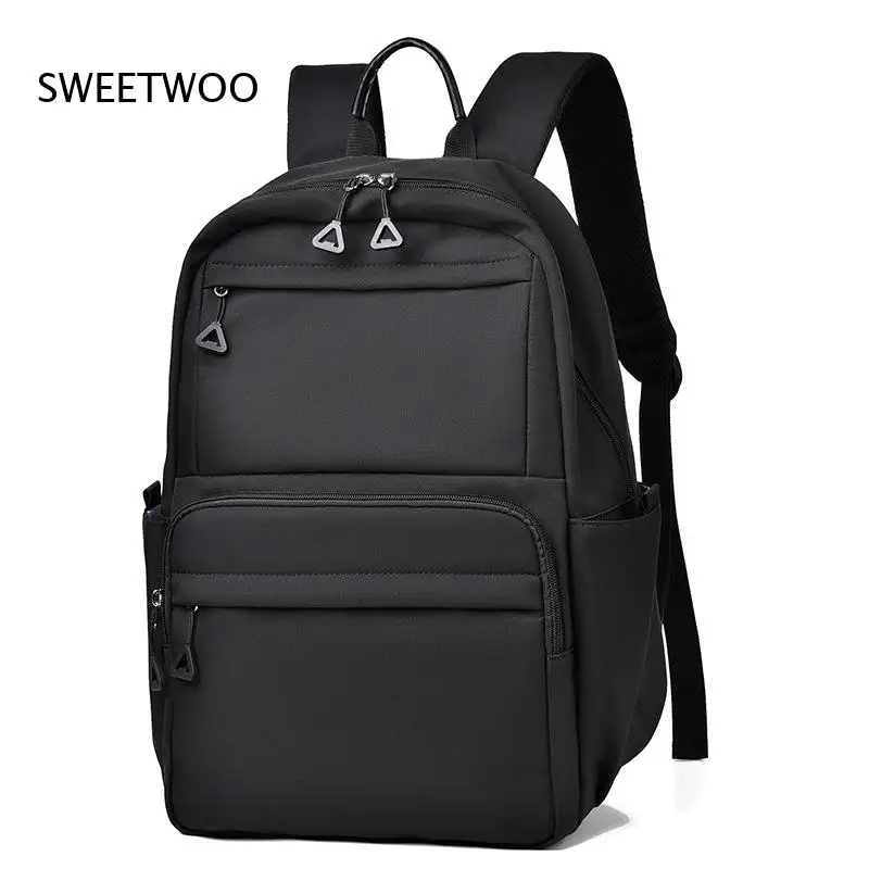 Contrast-Tone Urban-Ready Casual Multi-Pocket Student Commute Daypack