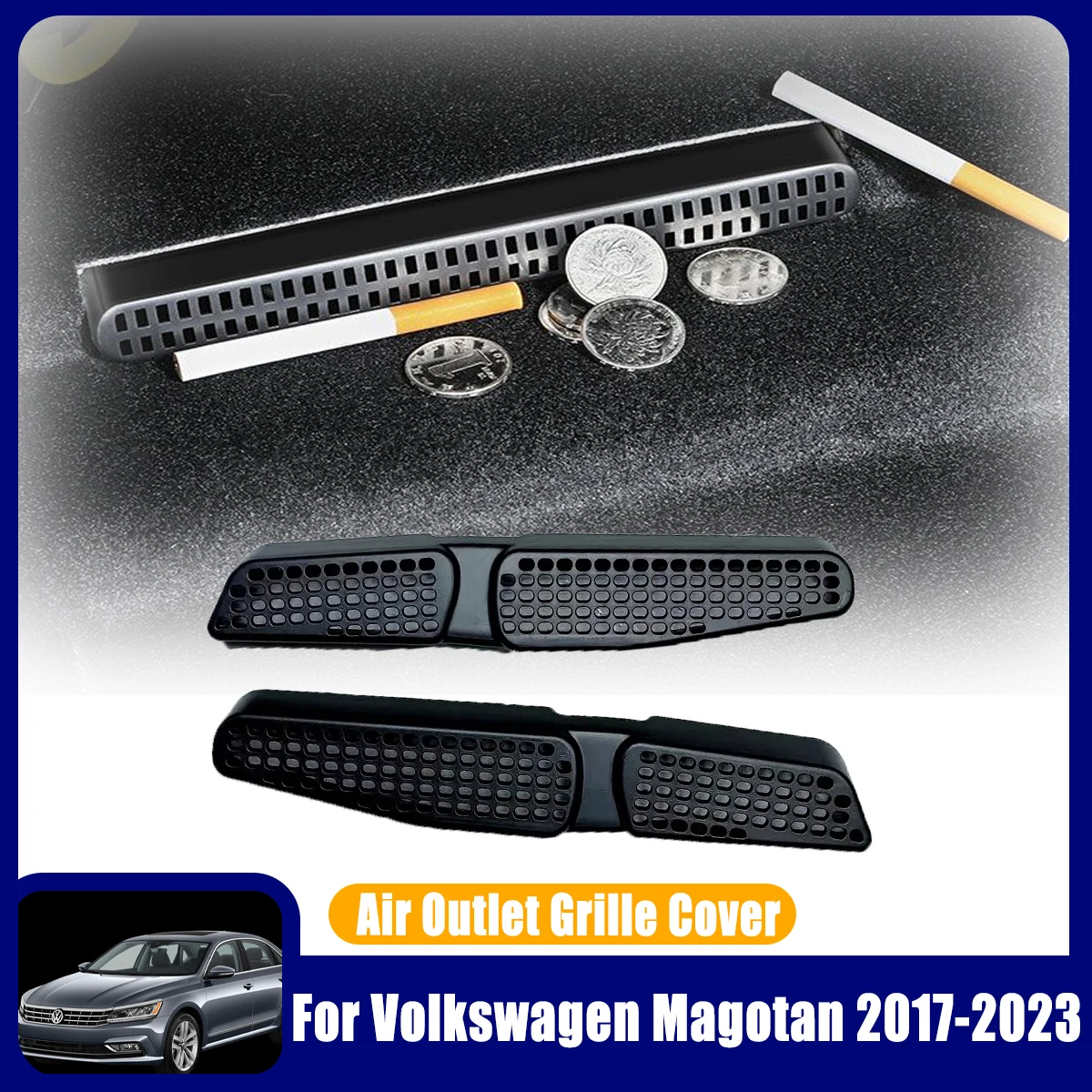 

For Volkswagen VW Passat GT B8 2019-2023 Car Air Conditioner Outlet Covers Trim Under Seat Protection Accessories 2019 2018 2020