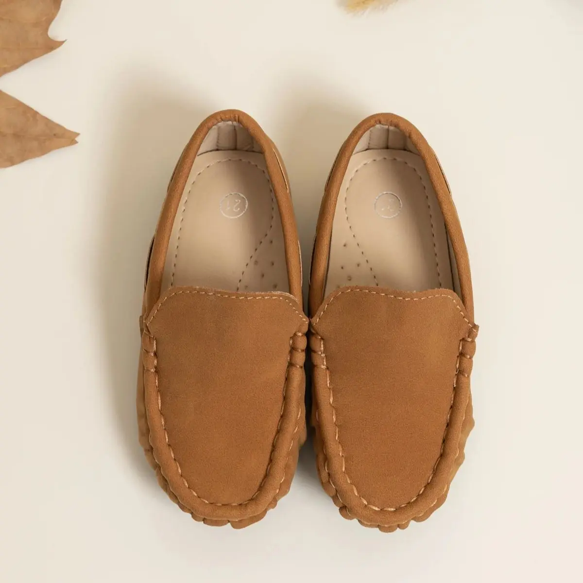 Autumn Children's Campus The Trend Kids Boys Soybean Shoes Soft-soled Non-slip Party Versatile Casual Dress Loafers Flats Shoes