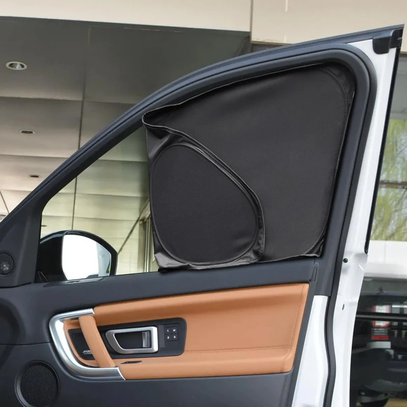 نافذة السيارة السوداء الخصوصية ظلة لاند روفر ديسكفري سبورت 2014-2019 المضادة للأشعة فوق البنفسجية العزل الحراري غطاء وقائي ملحق #4