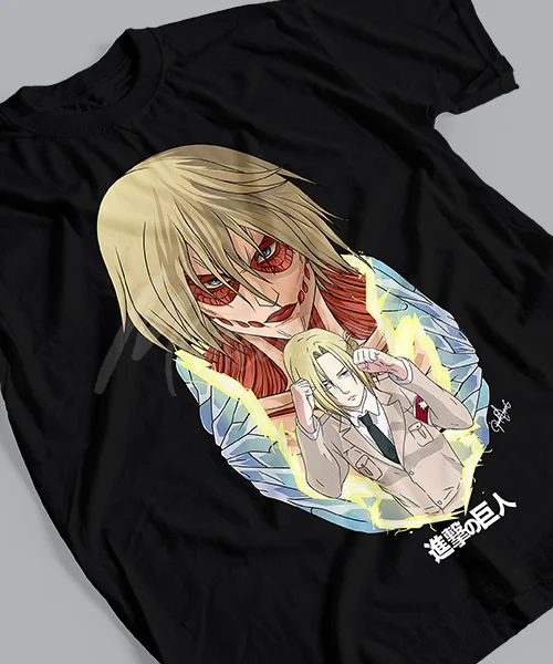 Anime T Shirt Japanese unisex Attack on Titan Eren Titán Fundador