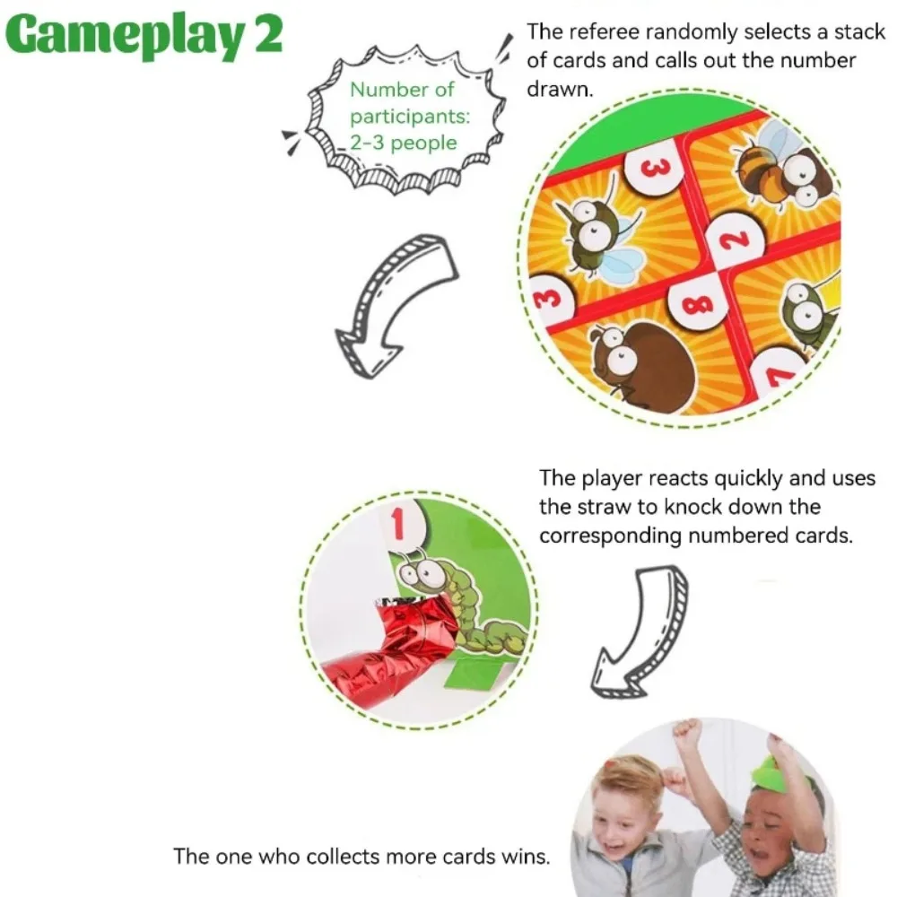Frog Lizard Mask Wagging Tongue Lick Cards Board Games for Children Family Party Toys Antistress Funny Desktop Puzzle Game Toys view 5