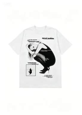 Unisex Vintage Ariana Grande Eternal Sunshine Album Tracklist Graphic Cotton Tour Fan Tee