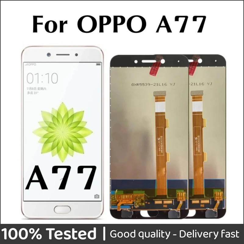 

ЖК-дисплей 5,5 дюйма для OPPO A77 A77T CPH1715, детали для замены для oppo F1s A1601 2017, ЖК-экран