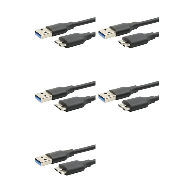 A99E-5X USB 3.0 Type A To USB3.0 Micro-B Male Data Cable Adapter Cord For External Hard Drive Disk HDD Super Speed Cable