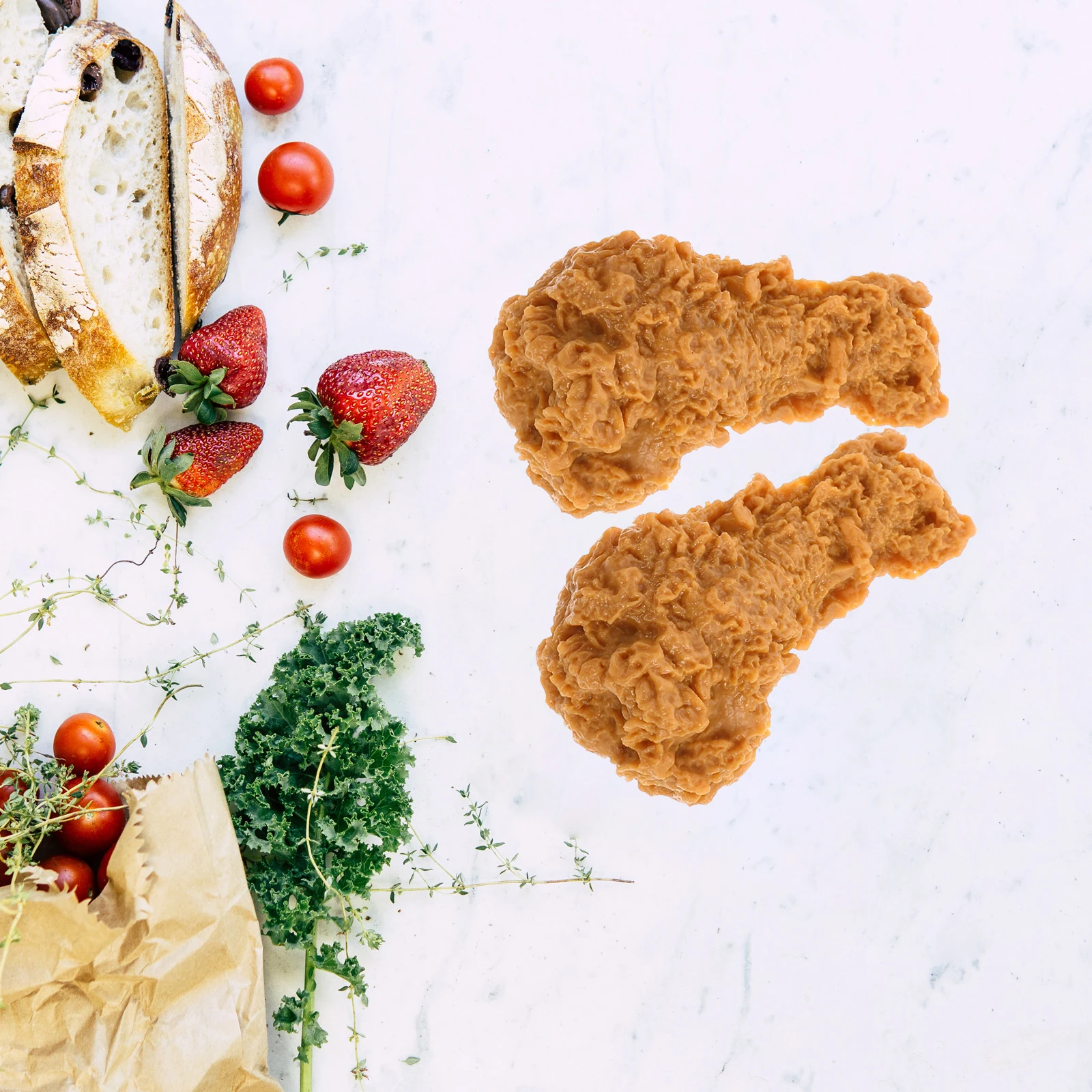 

3pcs Realistic Fried Chicken Leg Ornaments PVC Model Toys Lifelike Food Props Decor Artificial Chicken Drumstick Educational