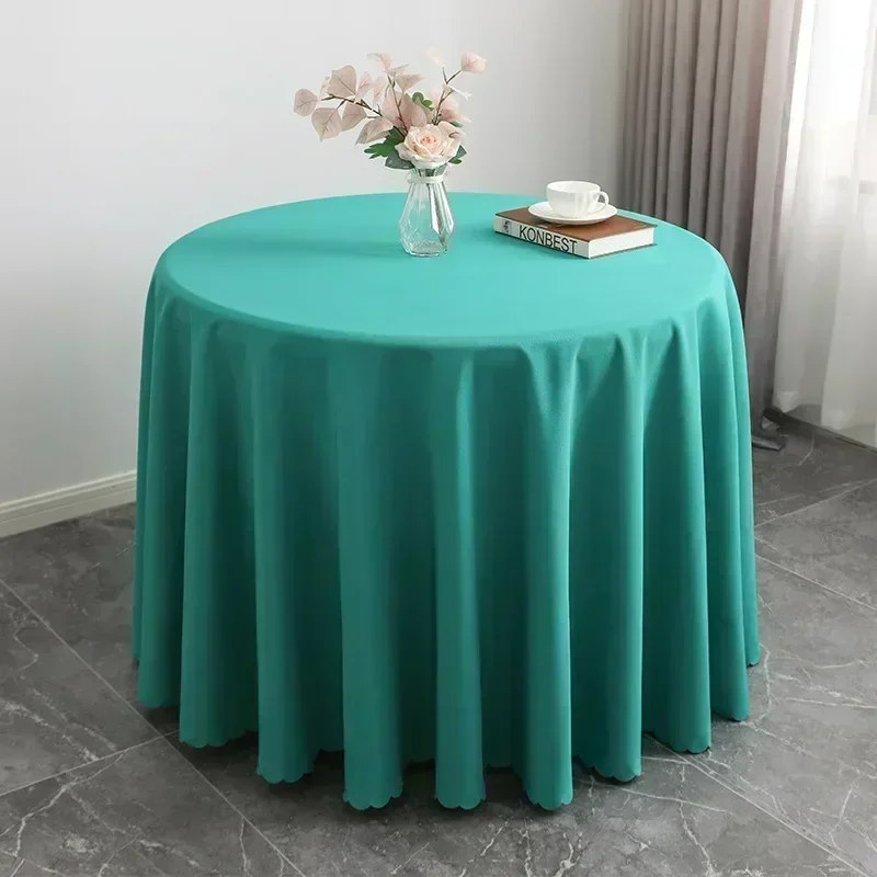 2024  pure cotton satin pattern, Table cloth,  rectangular restaurant skyblue