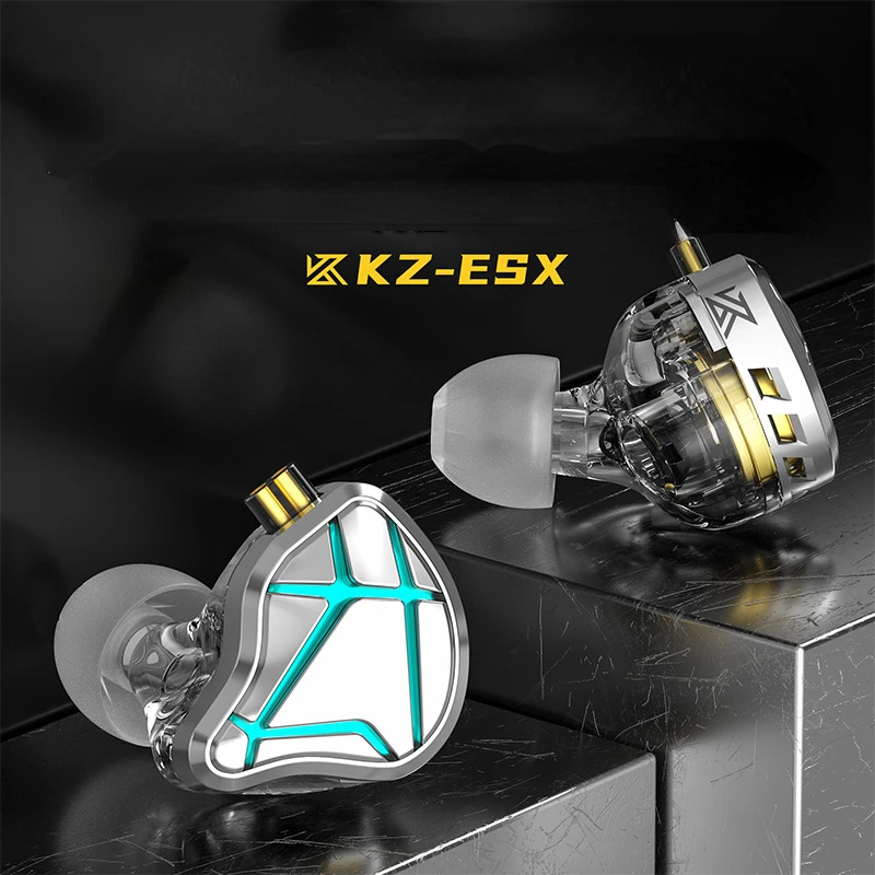 KZ ESX 12MM Dynamic In Ear Earphones HIFI Bass Earbuds Monitor Headphones Sport DJ Music Headset Special Edition IEM EDX EDA EDS