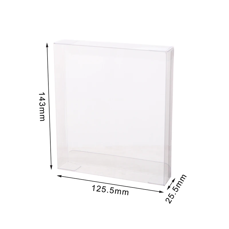 Transparent PET Protective Cover For DC SS 3CD 4CD Game Card Plastic Storage Display Box Collection Case