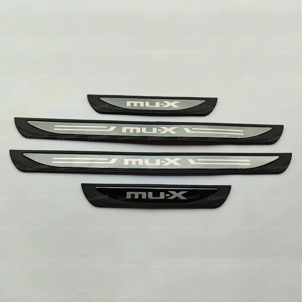 

Car For Isuzu MUX MU-X Protector Scuff Plate Door Sill Pedal Accessories Auto Threshold Trim Stickers Styling 2023 2024