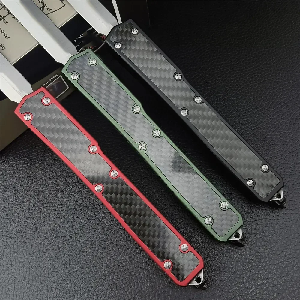 Pocket Folding Knife D2 Blade Aluminum Alloy Handle Outdoor Portable Camping EDC Self-defence Survival Combat Multitools Knives