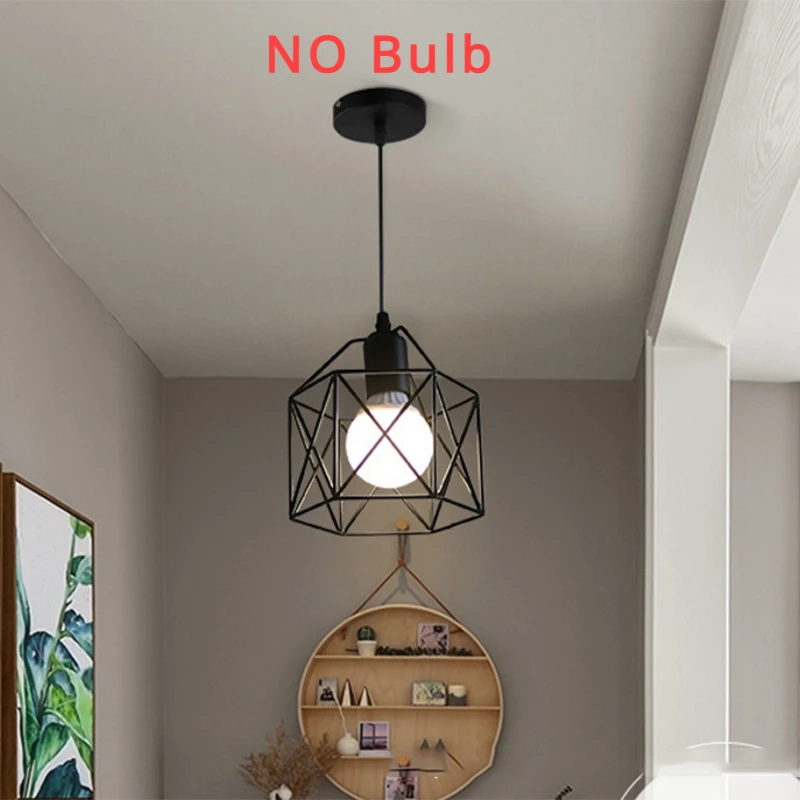 

Simple Ceiling Light Retro Industrial Metal E27 Fixture Black Shade Flush Mount Ceiling Lamp Porch Light For Bedroom Home Decor