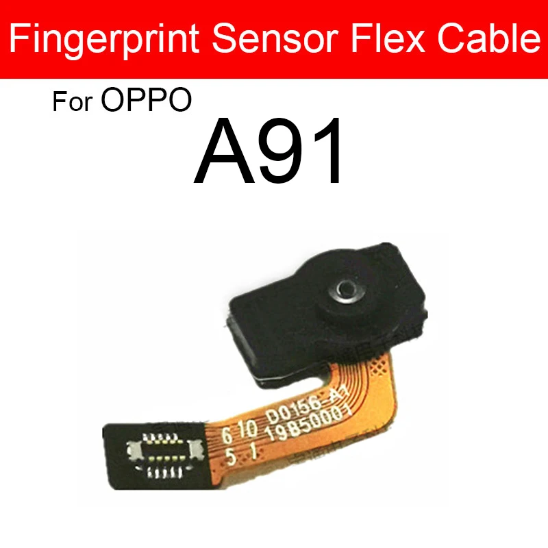 Under Screen Fingerprint Sensor Flex Cable For OPPO Find X2 Pro R15X R17 Pro A91 K1 K3 Under Home Button Unlock Touch ID Sensor