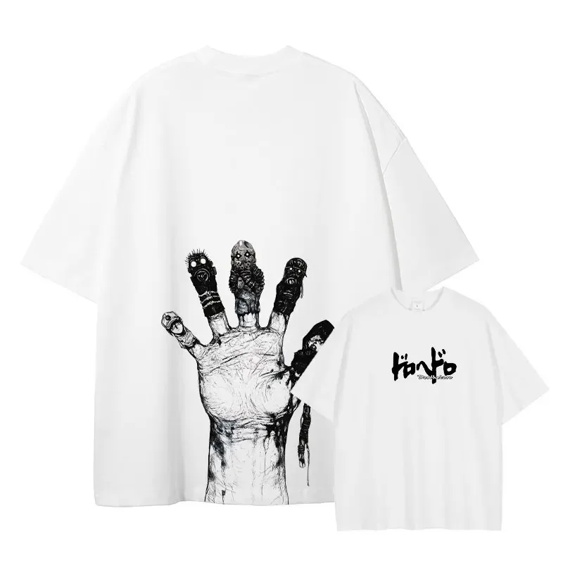 Anime Dorohedoro T Shirt Hot Product Oversized Unisex High Quality Y2k Short Sleeves Couples Streetwear Trendy Cotton Breathable