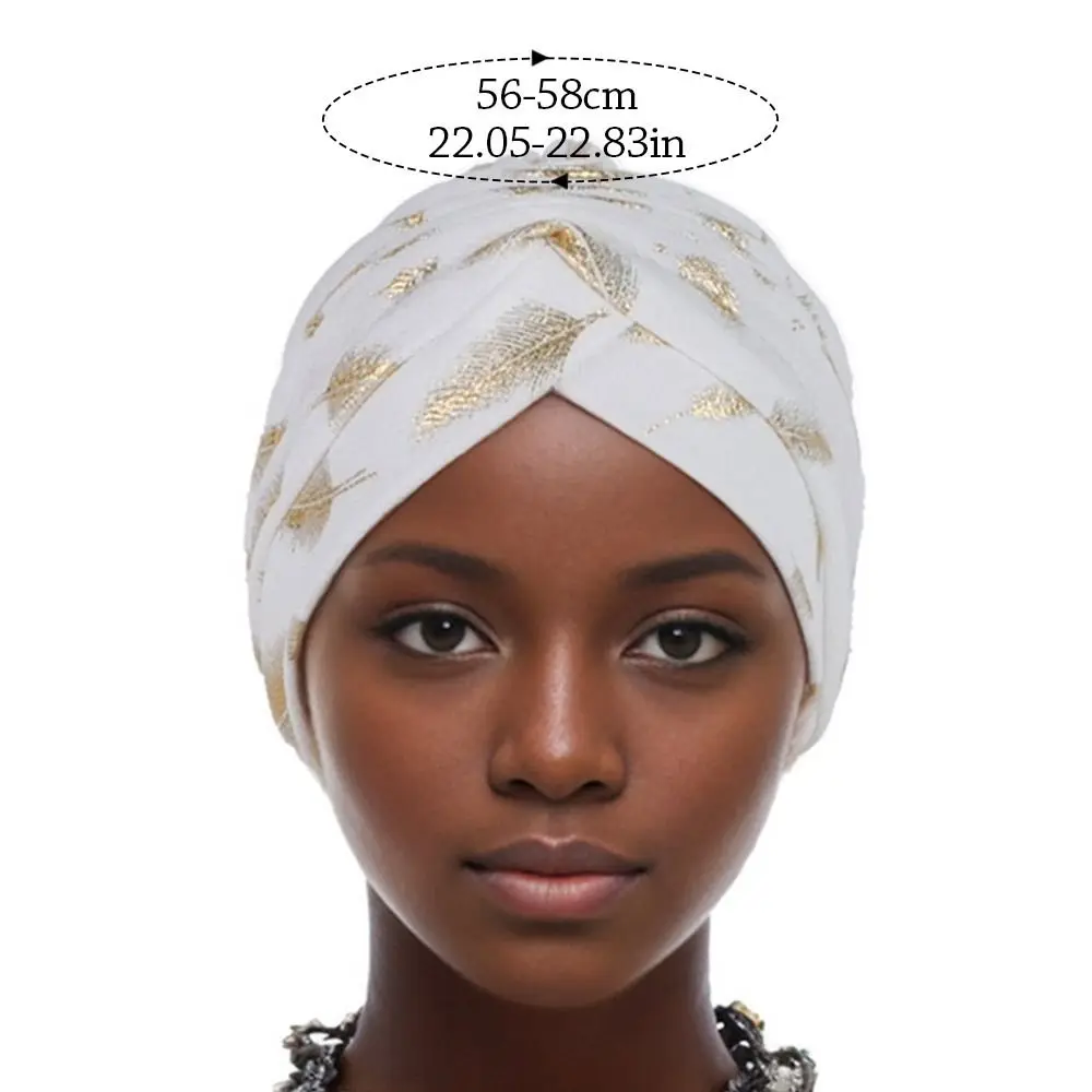 여성용 브론징 바오터우 모자, 헤어 클로저, 다목적 기도 모자, 통기성 자수 무슬림 모자, 패션 깃털