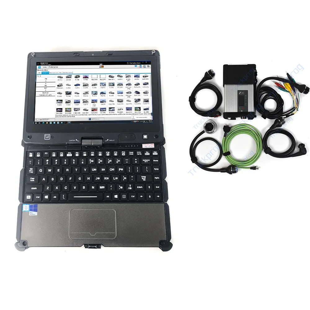 v110 Laptop MB Star C5 SD Connect c4 Multiplexer Xentry DAS WIS EPC for Ben-z Car Truck bus xentry Diagnostic Tool HTTwin
