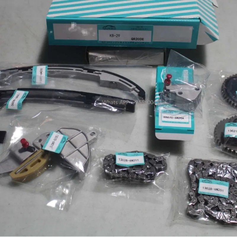 KB-29 QR20DE Timing Chain Kit Engine Timing Repair Replacement Spare Parts Fit For Nissan Engine Maintenance Accessories